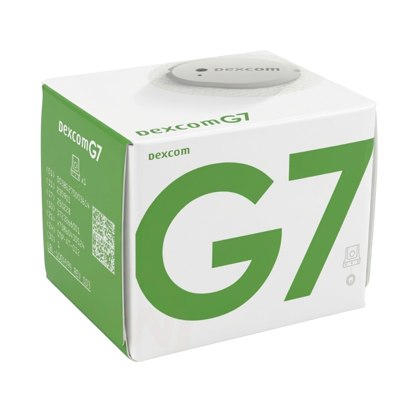 Dexcom G7 continuous glucose monitor box